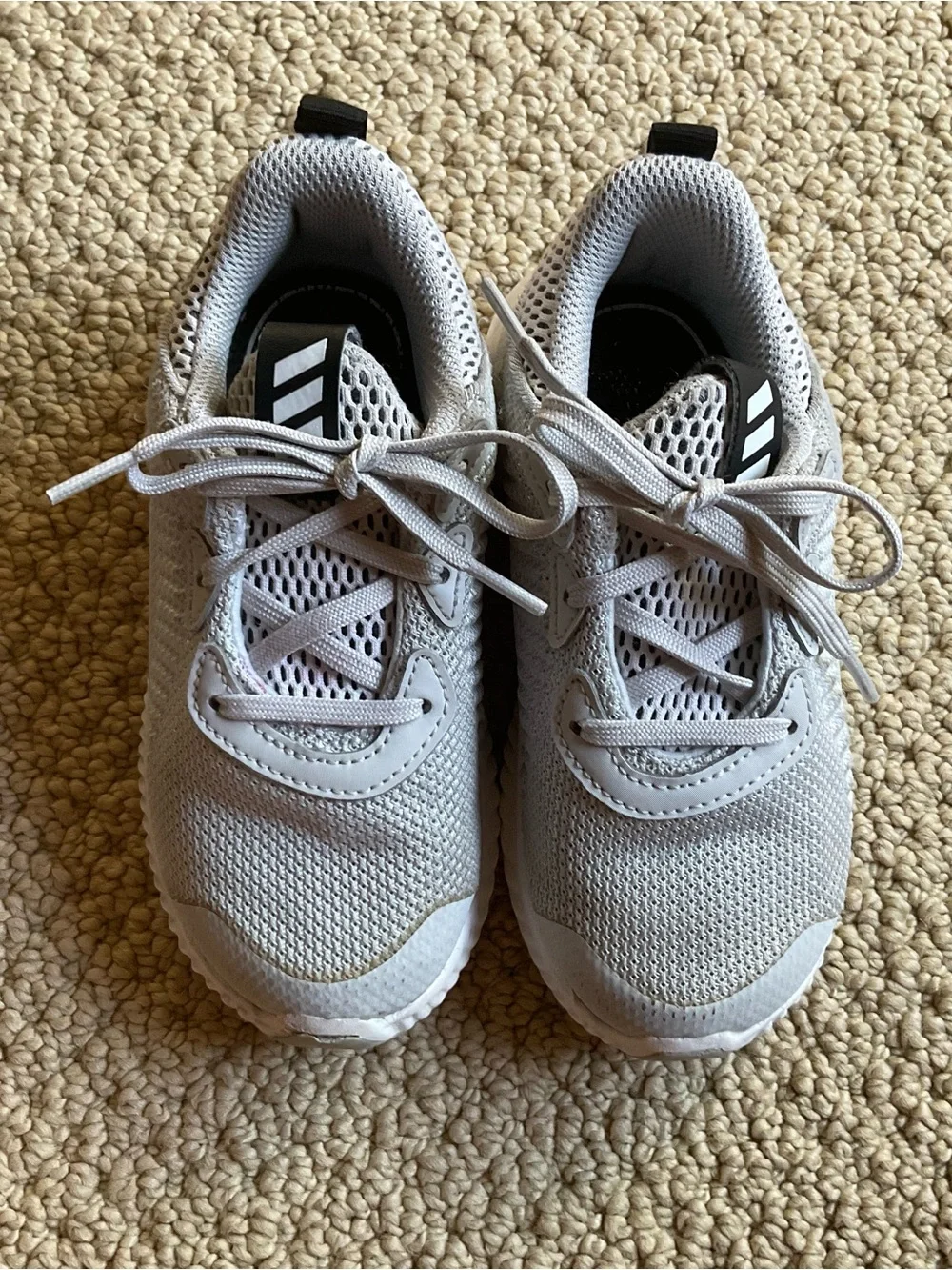 Adidas Kid’s Grey Athletic Sneakers Size 8K